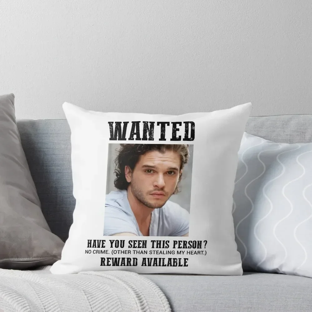 wanted: kit harington Throw Pillow Pillow Case ornamental pillows pillow