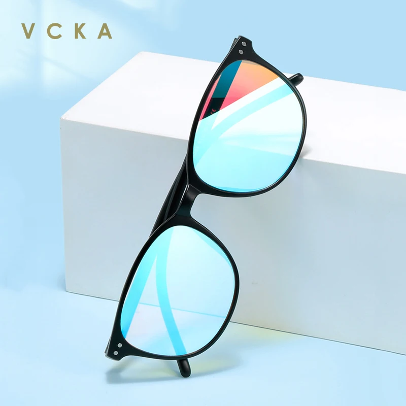 VCKA Corrective Glasses For People With Red-green Colorblindness Or Color Weakness Men Women Two-sided Coating Lens Spectacles