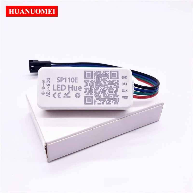 SP110E LED Hue Bluetooth RGB Controller UCS1903 WS2811 WS2812B SK6812 WS2813 WS2815 APA102 5 v12v modulo striscia Pixel Light Dimmer