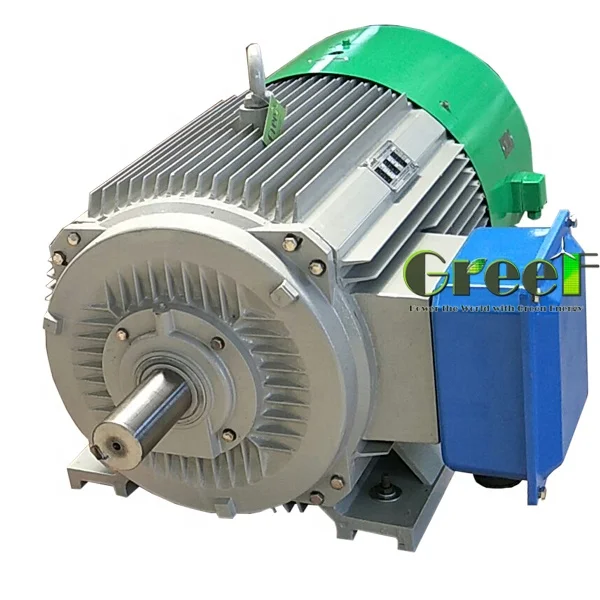 Radial flux permanent magnetic alternator 10KW 600RPM