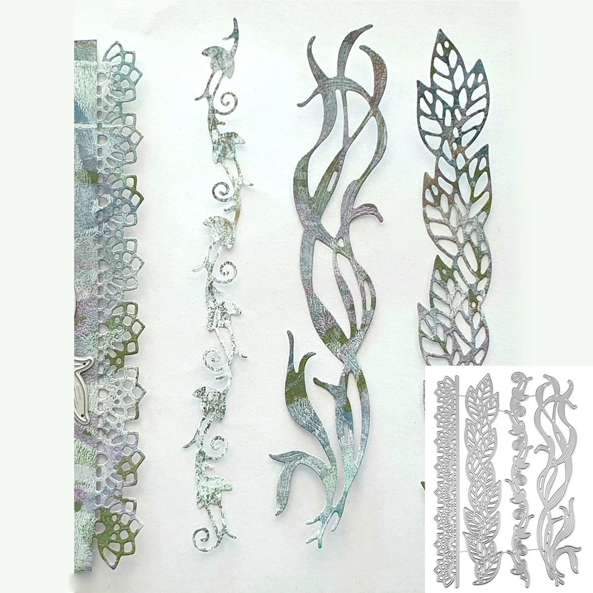 Flower Leaves lace Metal Cutting Dies Craft Stamps die Cut Embossing Card Make Stencil