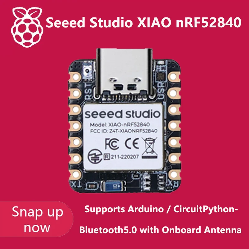 Seeed Studio XIAO nRF52840 - Supports Arduino / CircuitPython- Bluetooth5.0 with Onboard Antenna