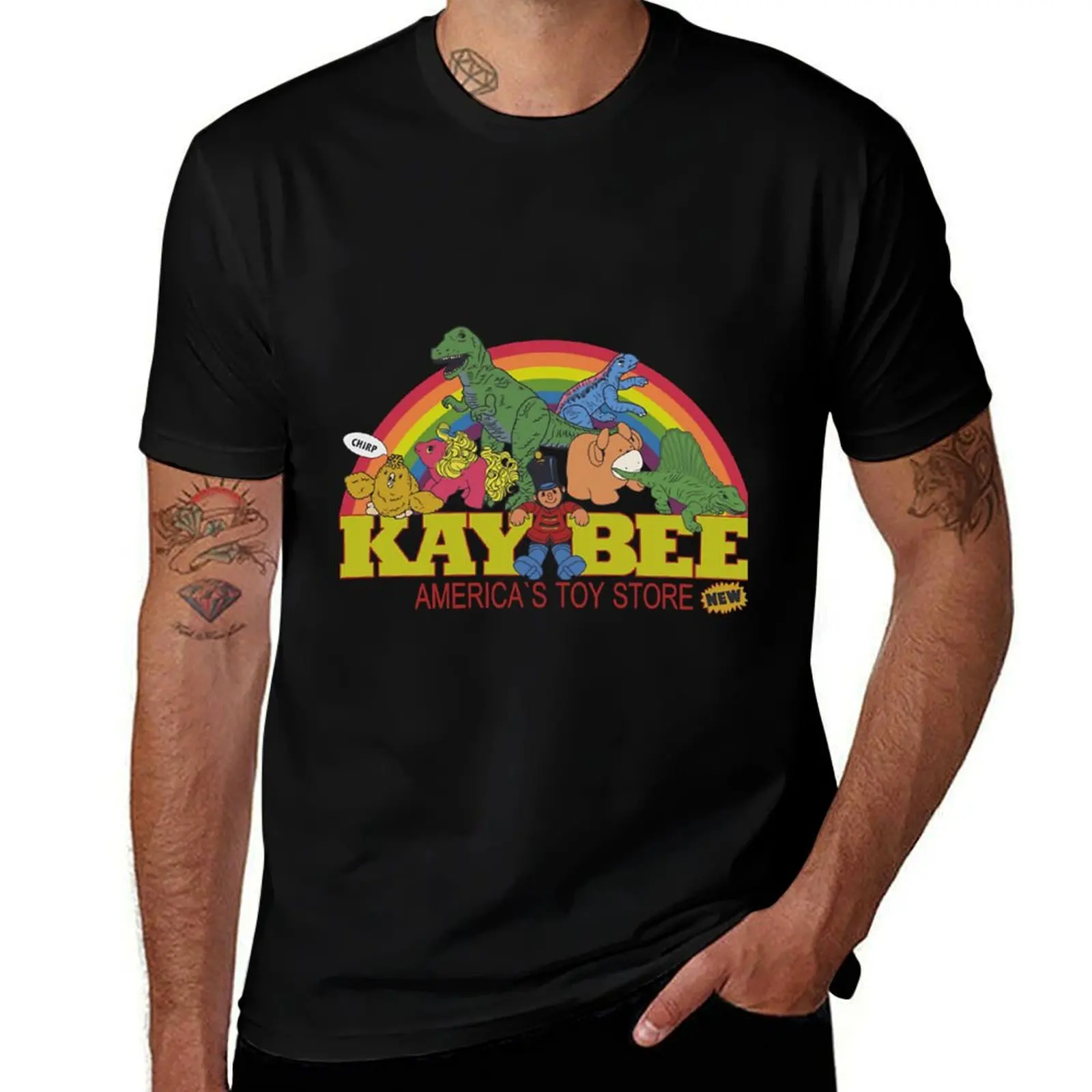 Kay Bee Toys 1973 T-Shirt man t shirt cotton T-Shirt