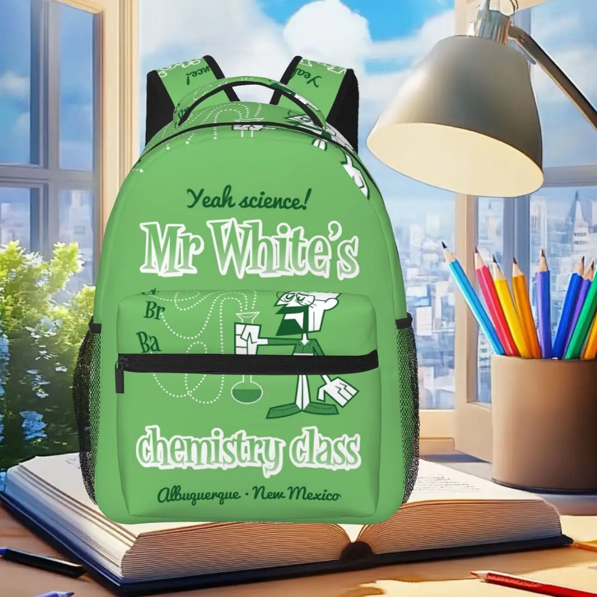 Tv Heisenberg Breaking Bad Backpack Student Boys Girls BookBag Children School Bag Laptop Shoulder Bags for Men Women