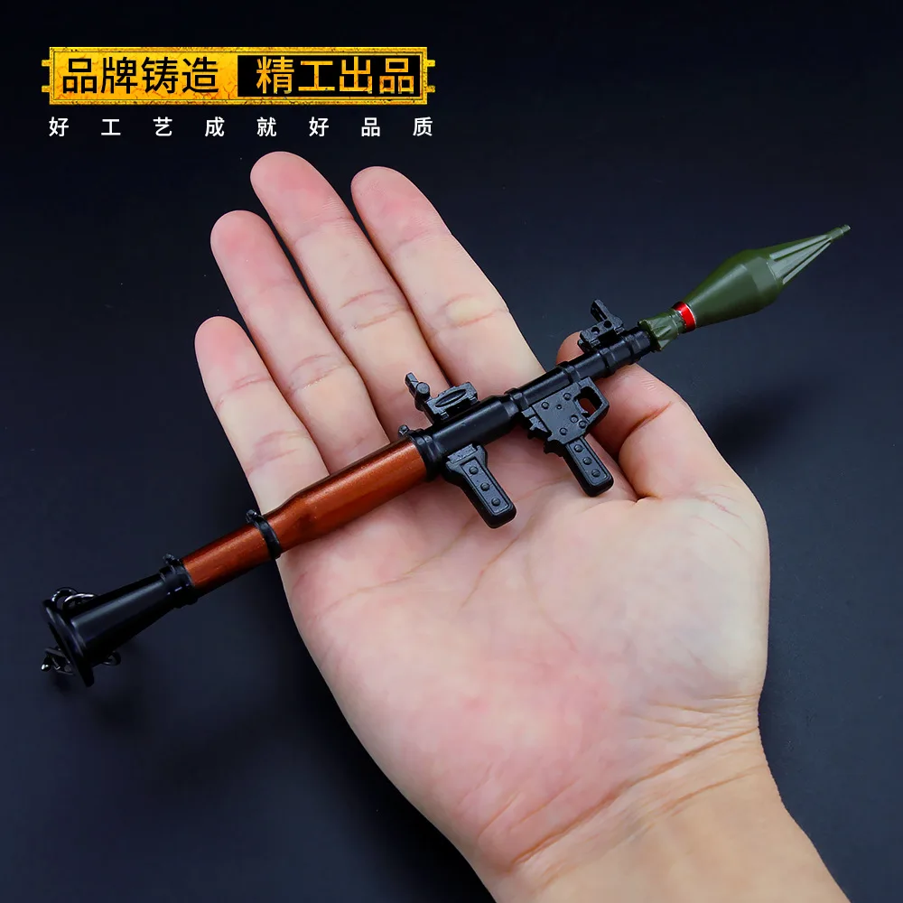 

18cm RPG7 Bazooka Playerunknown's Battlegrounds CSGO PUBG Game Peripheral Full Metal Firearm Weapons Model Doll Equipment Crafts