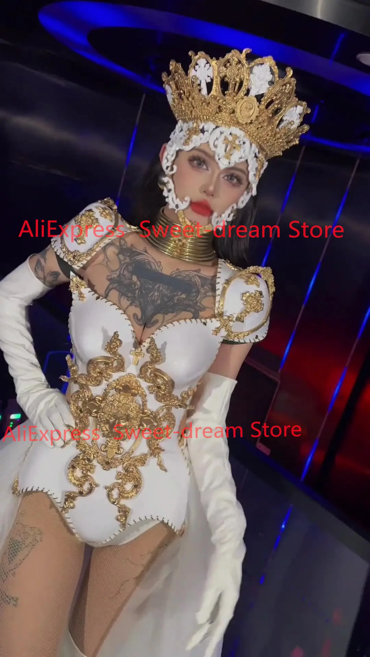 Custom Korean Girl Group Costume Costume Dance Wears cosplay alien stage anime jinx arcane demon slayer