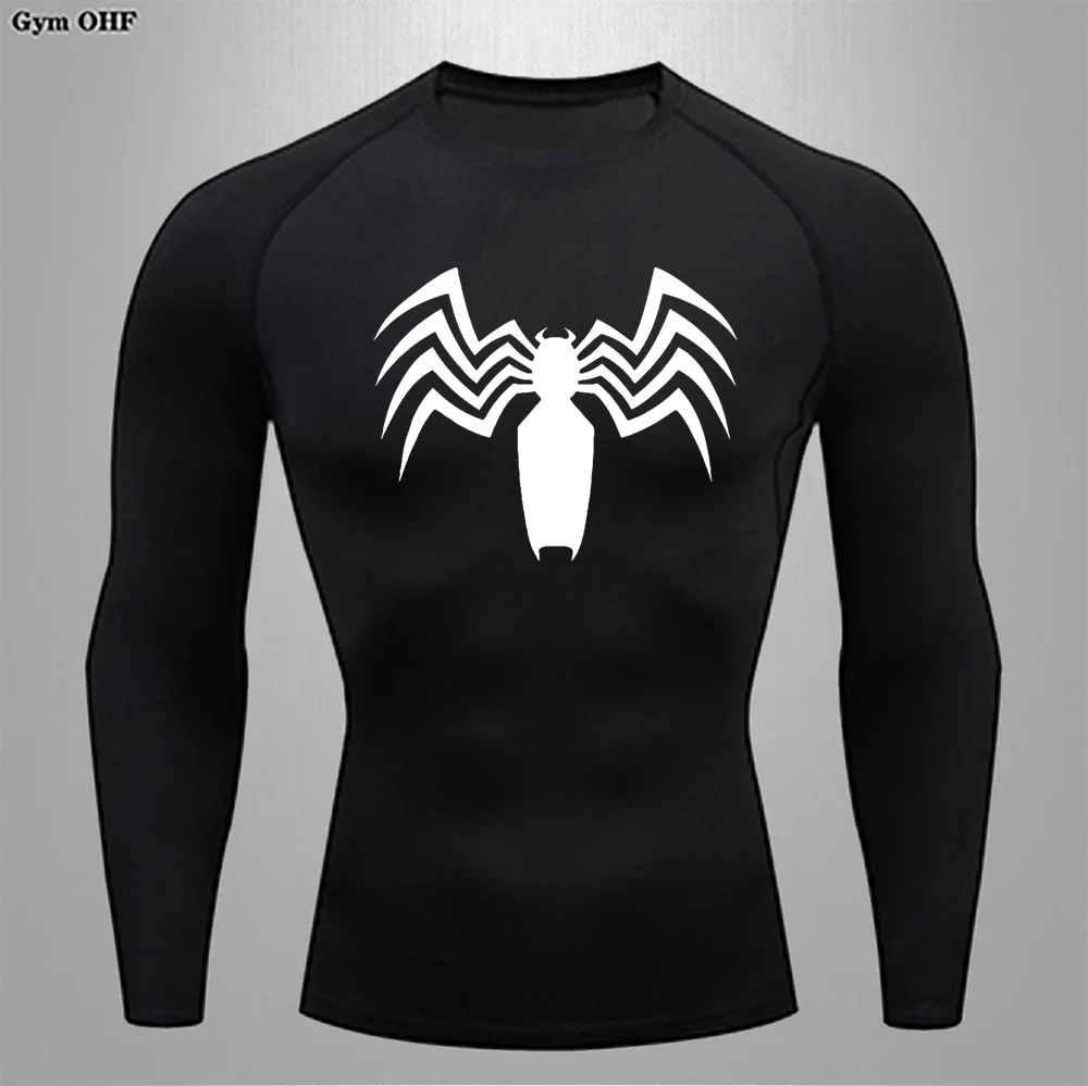 

Four Season Long T shirt For Man Casual Sports Tight Fitting Running Breathable Quick Drying Indoor Yoga Clothes Men's T shirts