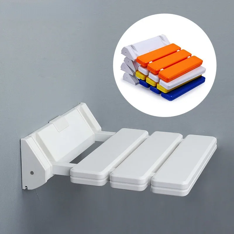 

Folding Shower Seat Wall Mounted Foldable Shower Bench for Elderly Space-SavingShower Benches for Inside Shower