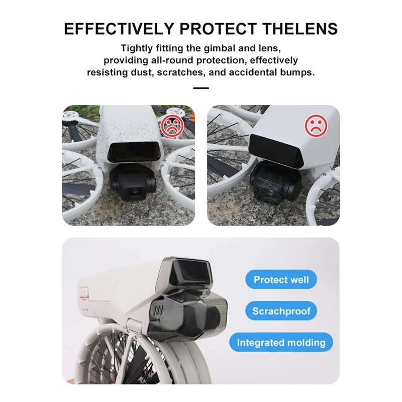 

-A15I карданная камера, пылезащитная крышка объектива для DJI FLIP, защитная крышка от столкновений, защитный корпус, аксессуары для дронов