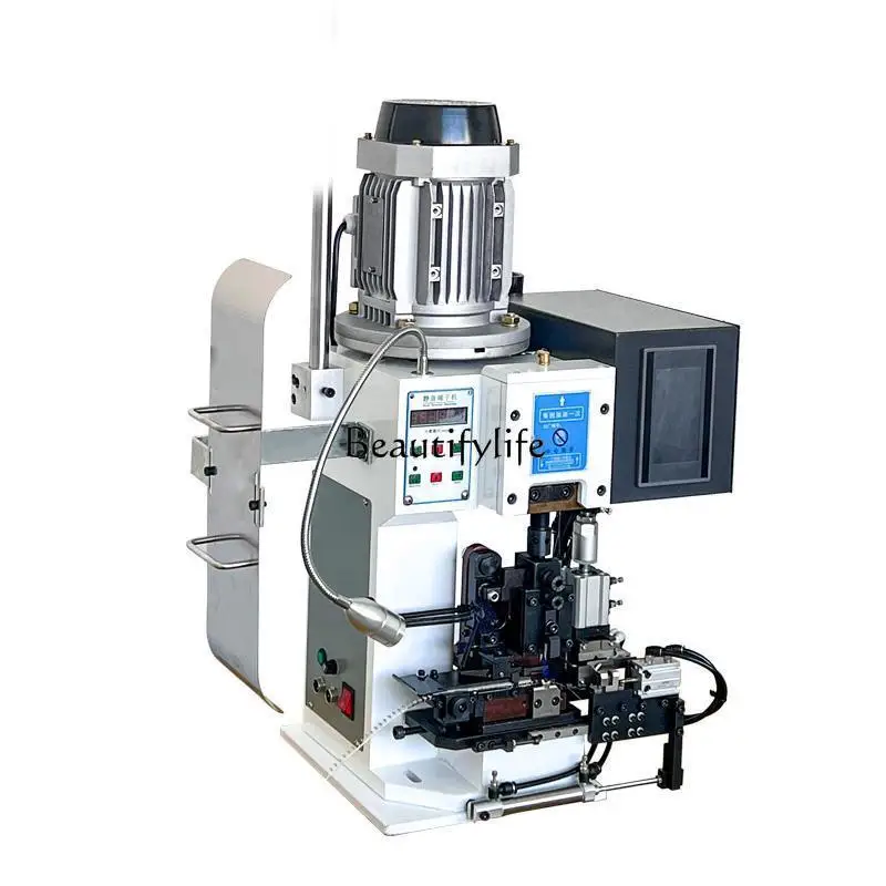 3Semi-automatic peeling and end machine Multifunctional sheath Multi-core wire peeling and end machine