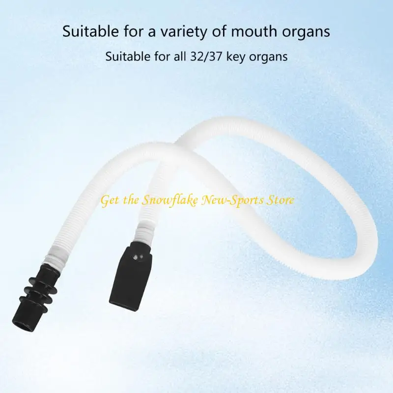 E56D Plastic Pianica Tube Flexible Melodica Tube 37/32 Keys Pianica Tube Melodica Replacement Tube Musical Instrument Part