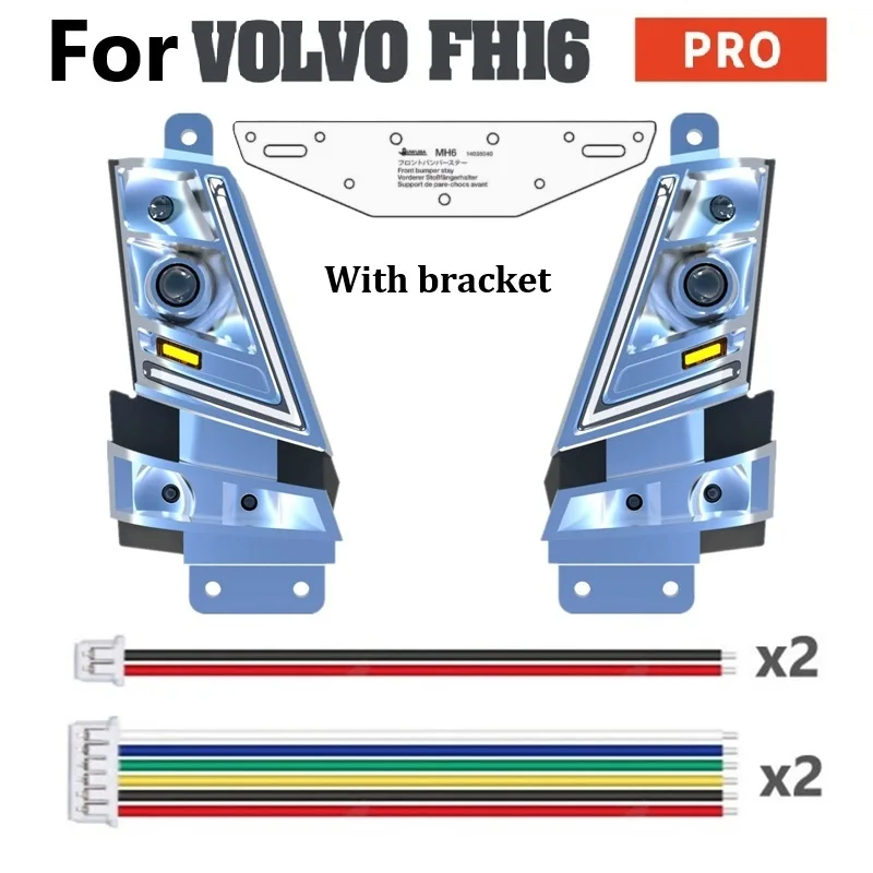 Do ciężarówki Tamiya 1/14 Volvo FH16 XL750 56375 #   Nowy moduł reflektora PRO