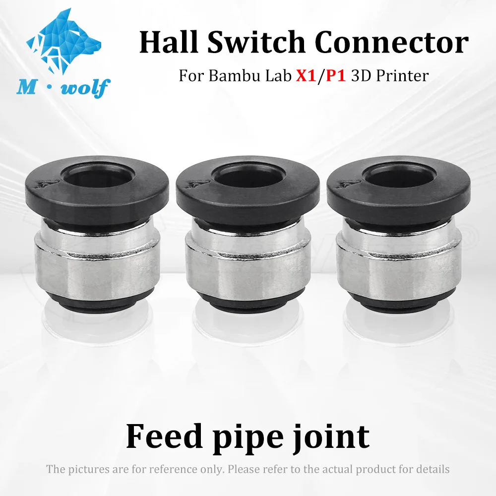 

Для Bambu Lab X1/P1 Series 3D-принтер, разъем переключателя Холла, 4 мм, датчик накаливания, экструдер, обновление 3D-принтера, замена аксессуаров