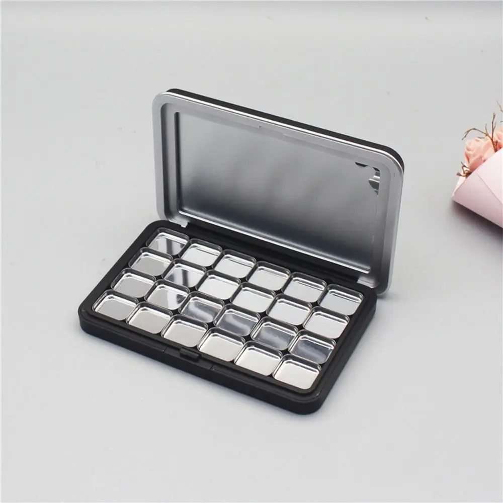 Multi-grids DIY Eyeshadow Palette Empty Matte Black Magnetic Makeup Palette with Mirror Match By Oneself DIY Cosmetic Box