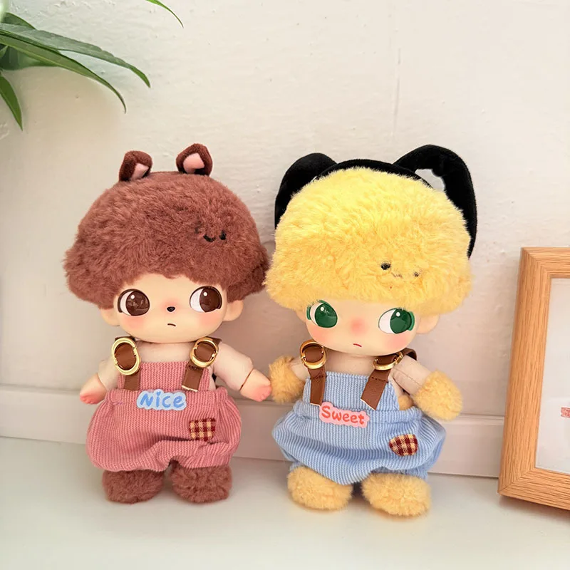 

Clothing For DIMOO 1st-3rd Gen 15/17cm Labubu Cute Dolls Plaid Belted Overalls Multiple Colors Available Suitable For Outfit