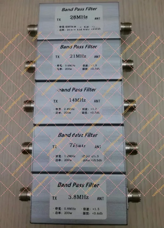 FY LC Bandpass Filter BPF HF 21M 15m Band 200W Communication Module Technical Specs