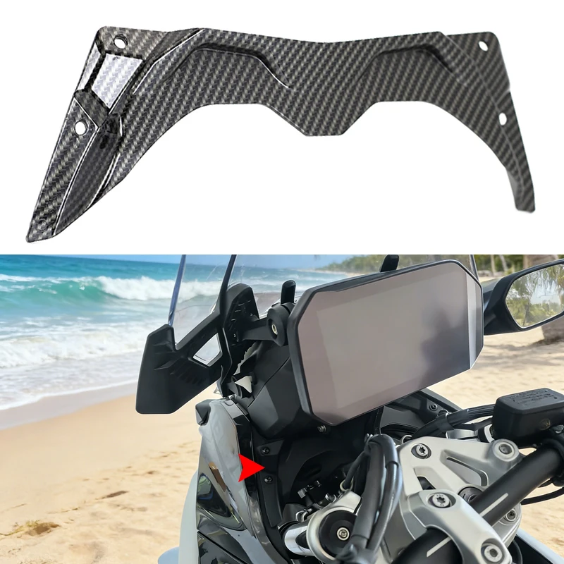 Carbon black Cockpit Panel Fairing Fork Shield Updraft Deflector For BMW R1300GS R1300 GS R 1300 GS 2023-2026 Motorcycle
