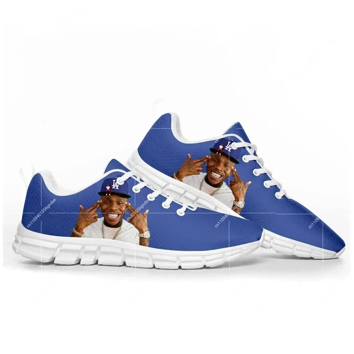 DaBaby Rapper Music Pop Blue Sports Shoes Mens Womens  Sneakers Casual Custom Couple Shoes