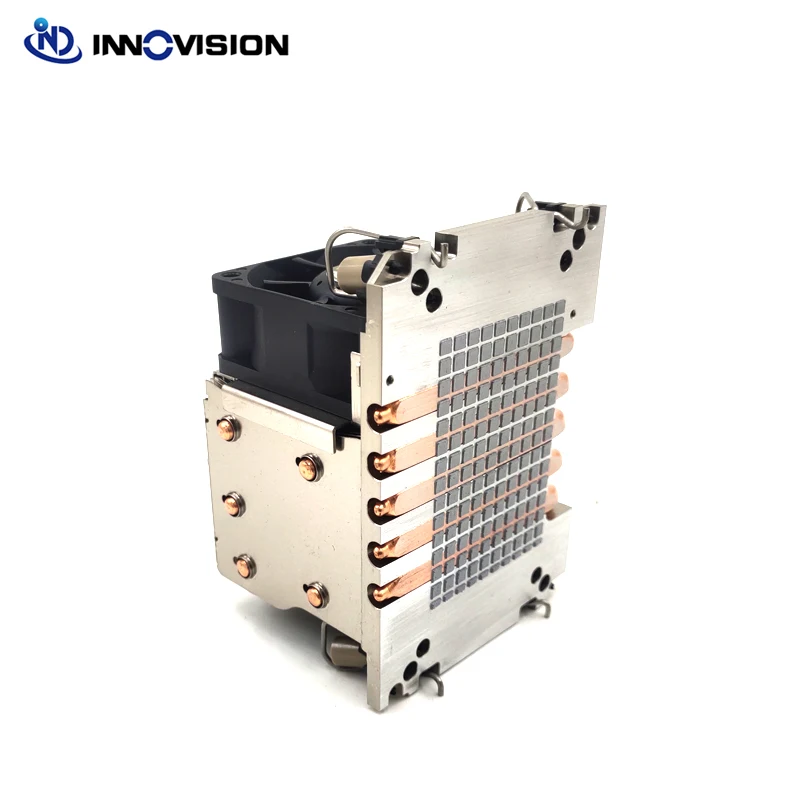 LGA4189 2U アクティブ CPU クーラー 5 銅ヒートパイプ 6025MM PWM ダブルボールファン TDP 最大 300W インテル 4189 プラットフォーム用
