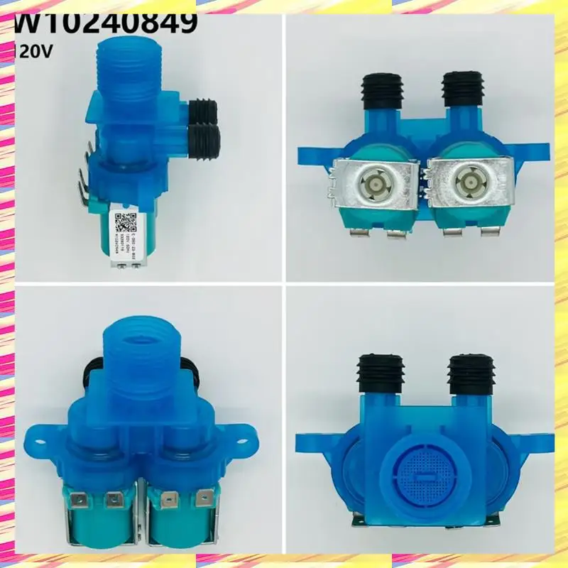 

Электромагнитный клапан на впуске воды ABJJ для автоматической стиральной машины W10240949 W10240849 W11101591, запасные части для стиральной машины 120 В