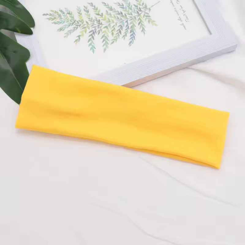 Elastic Cotton HairBand Fashion Headbands for Women Men Solid Running Fitness Yoga Hair Bands Stretch Makeup Hair Accessories - Image 17