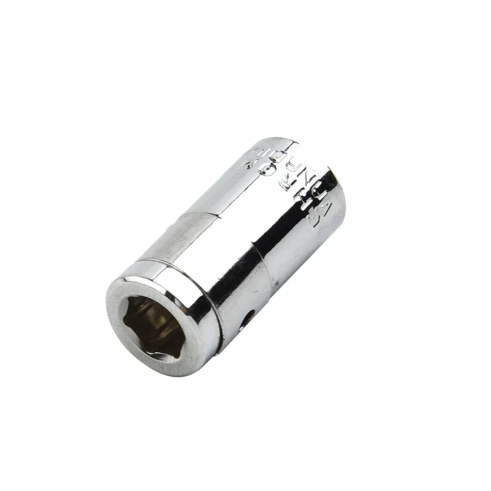 1/4 Inches Square Drive To Hexagon Manual Chrome Vanadium Steel Socket For Screwdriver Bits Socket Adapter Chamfer Converter