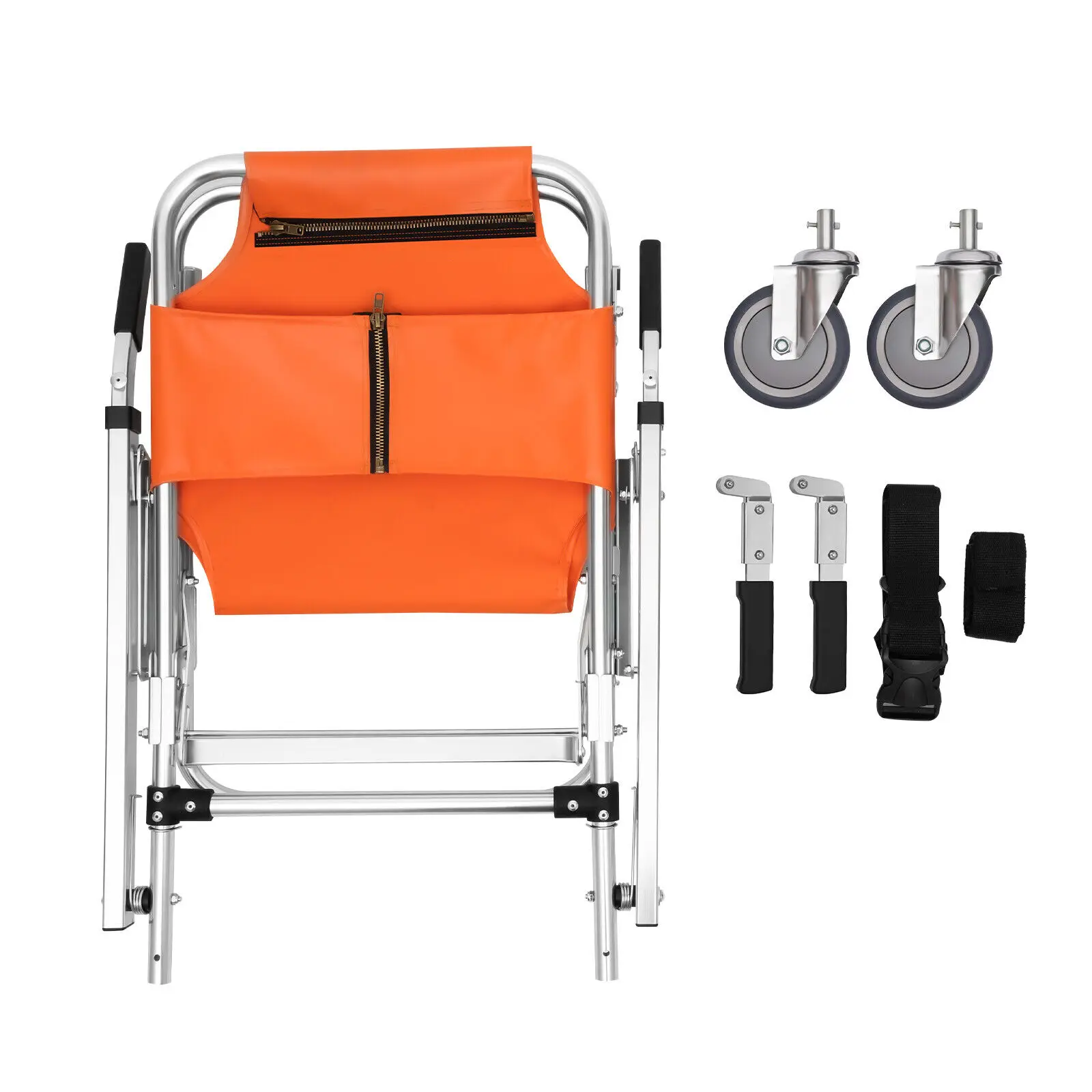 Stair Chair for Medical Emergency Evacuation 2 Wheel Lift Fast Ship Orange