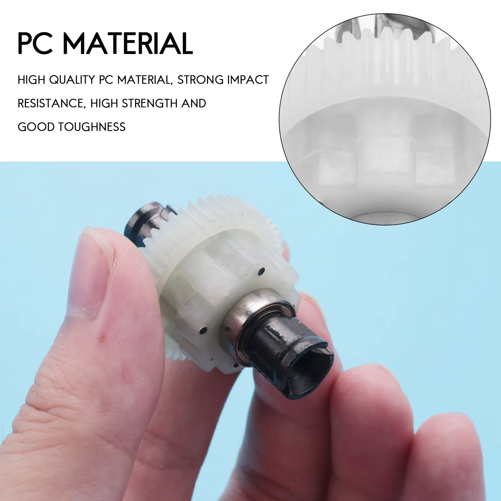 DELAM-RC Car Differential Mechanism 15-ZJ06 Car Spare For 1:12 Remote Control S911/9115 S912/9116 RC Truck