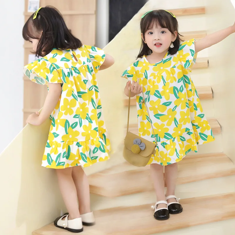 short dress flowers Waverly | Blue Floral Racer-Neck Sleeveless Skater Mini Dress