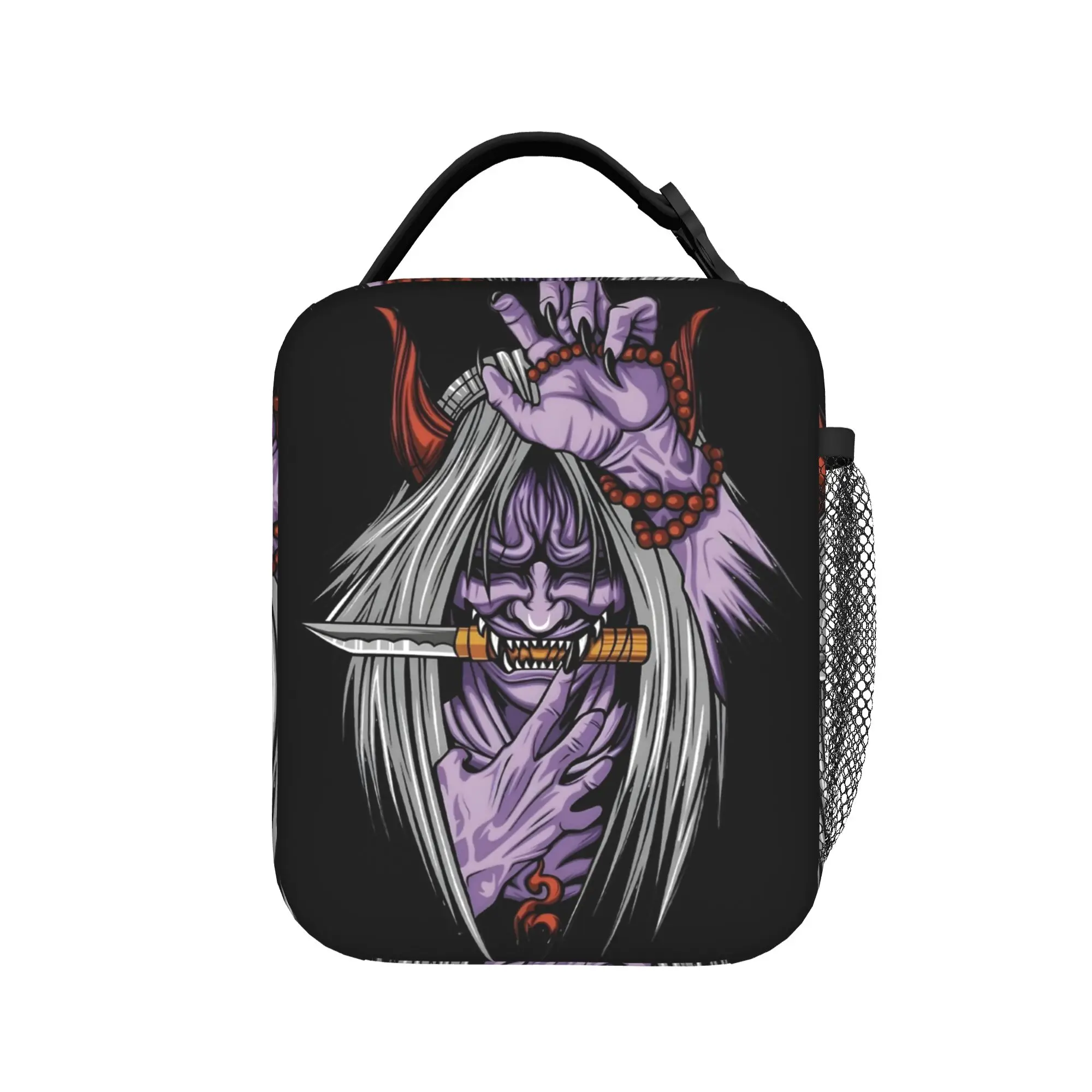 Shinigami Dead Demon Consuming Seal Narutoes Bolsas térmicas para el almuerzo, bolsa térmica, contenedor para comida, lonchera, bolsa Bento, bolsa para la universidad