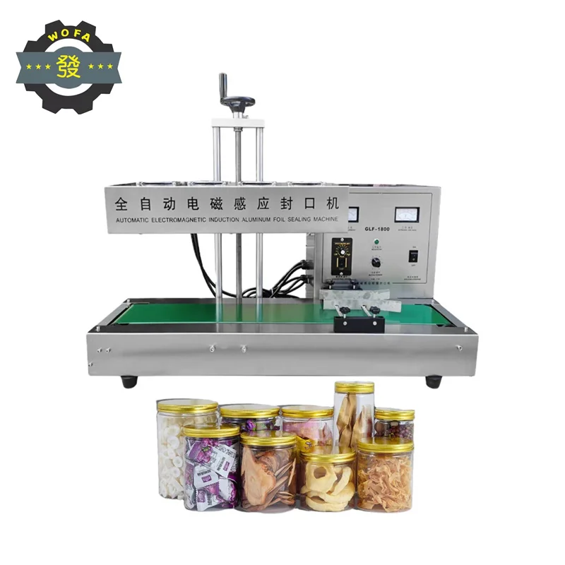 Jiahe35-85mm Custom Automatic Electromagnetic Induction Tomato Paste Plastic Tip Aluminum Foil Sealing Machine