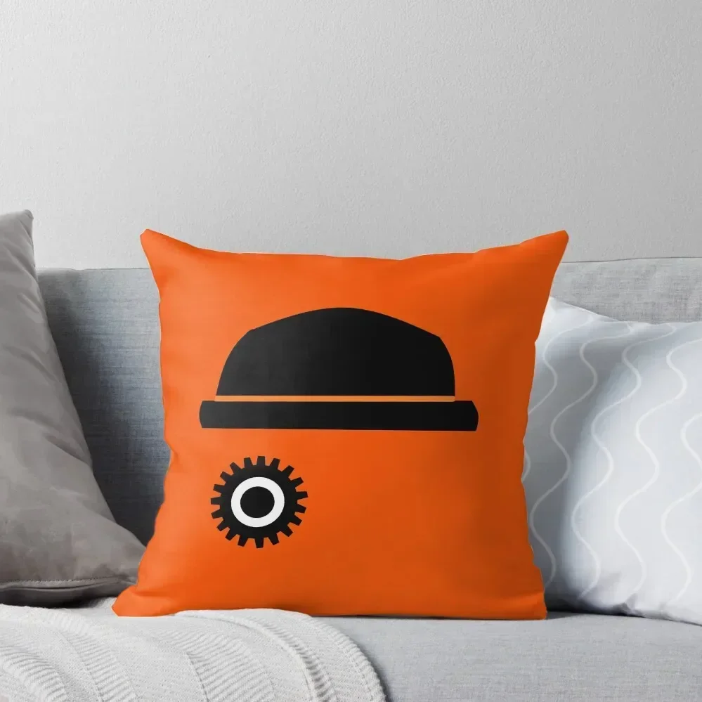 

Orange clock Throw Pillow Ornamental Pillow bed pillows Couch Cushions Luxury Pillow Cover