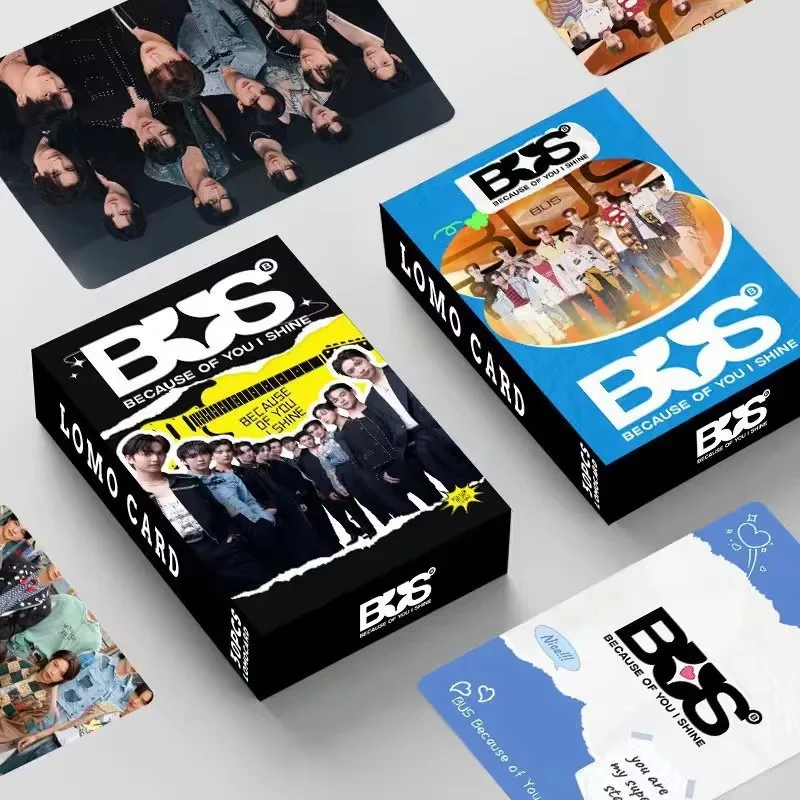 

30Pcs/Set 'Because of You I Shine' Lomo Cards Set Featuring HD Thai Boy Group Photos No Repeats Perfect Fans Collection Gift
