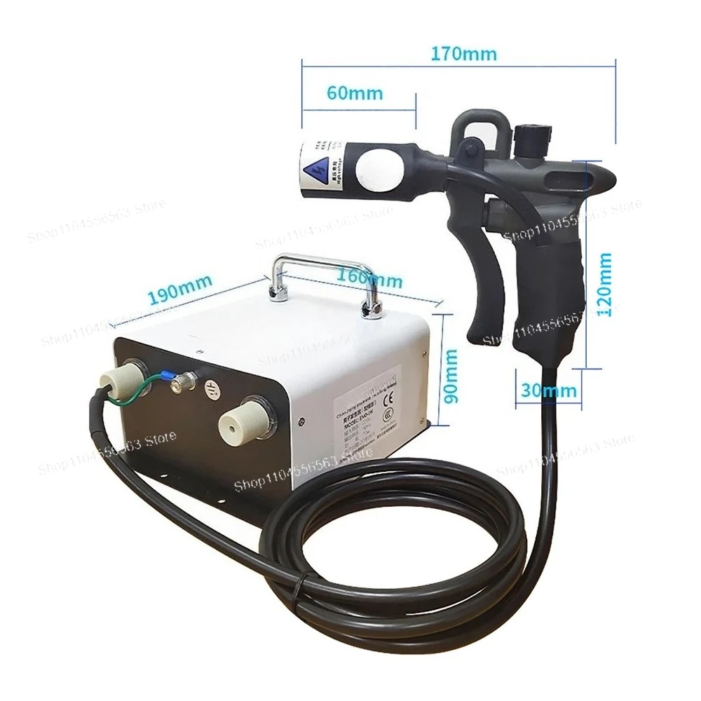 Industrial Anti-Static Ionizing Air Gun  Ion Generator Electrostatic Eliminator Ion Blower 10KV 302D
