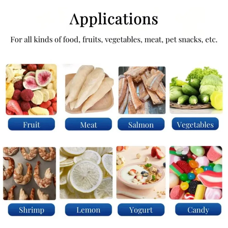 New Model 4-6KG House And Commercial Use Skin Care Product Machine For Food Competitive Price Freeze Dryer Candy