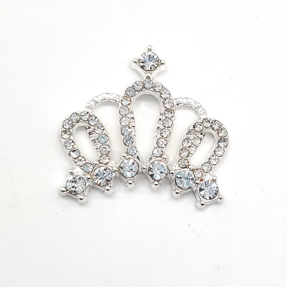 Shoe Charms Metal Bling Chains Shoes Decorations Queen Accessories for Wristbands Crystal Diamond Jewelry Girl Gifts