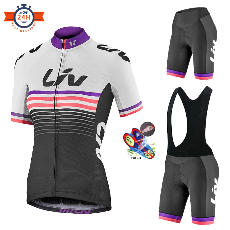 

LIV Women's Summer Cycling Jersey & Shorts Set – Lightweight & Breathable UV Protection for Hot Weather Rides