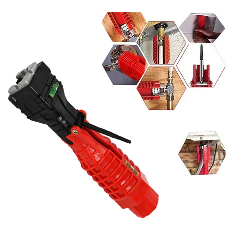 18 in 1 Bathroom Pipe Wrench Faucet and Sink Installer Tool Multifunction Faucet Wrench Tool Plumbing Tool