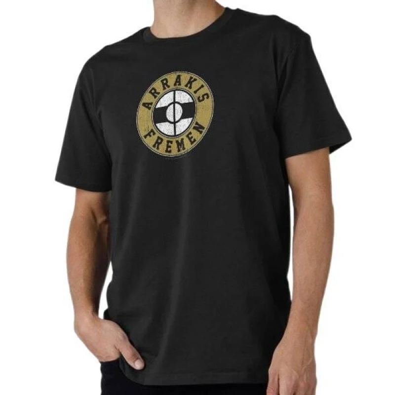 

Arrakis Fremen Dune worm Sandworm Sic fi fan Gift t shirt 100% cotton printed Short-sleeve Graphic clothes All size Tops S-6XL