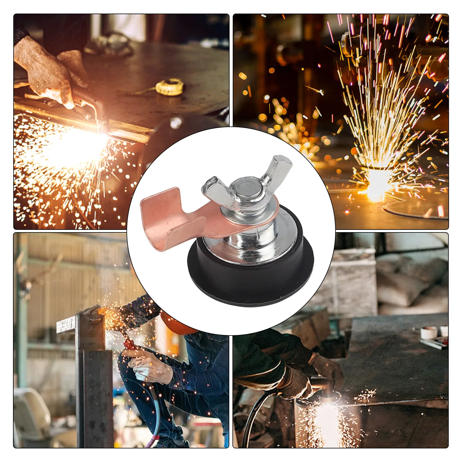 Welding Machine Conductor Grounding Device Wire Grabber With Magnetic Base Welding Iron Artifact Welding Fixer Tools Parts