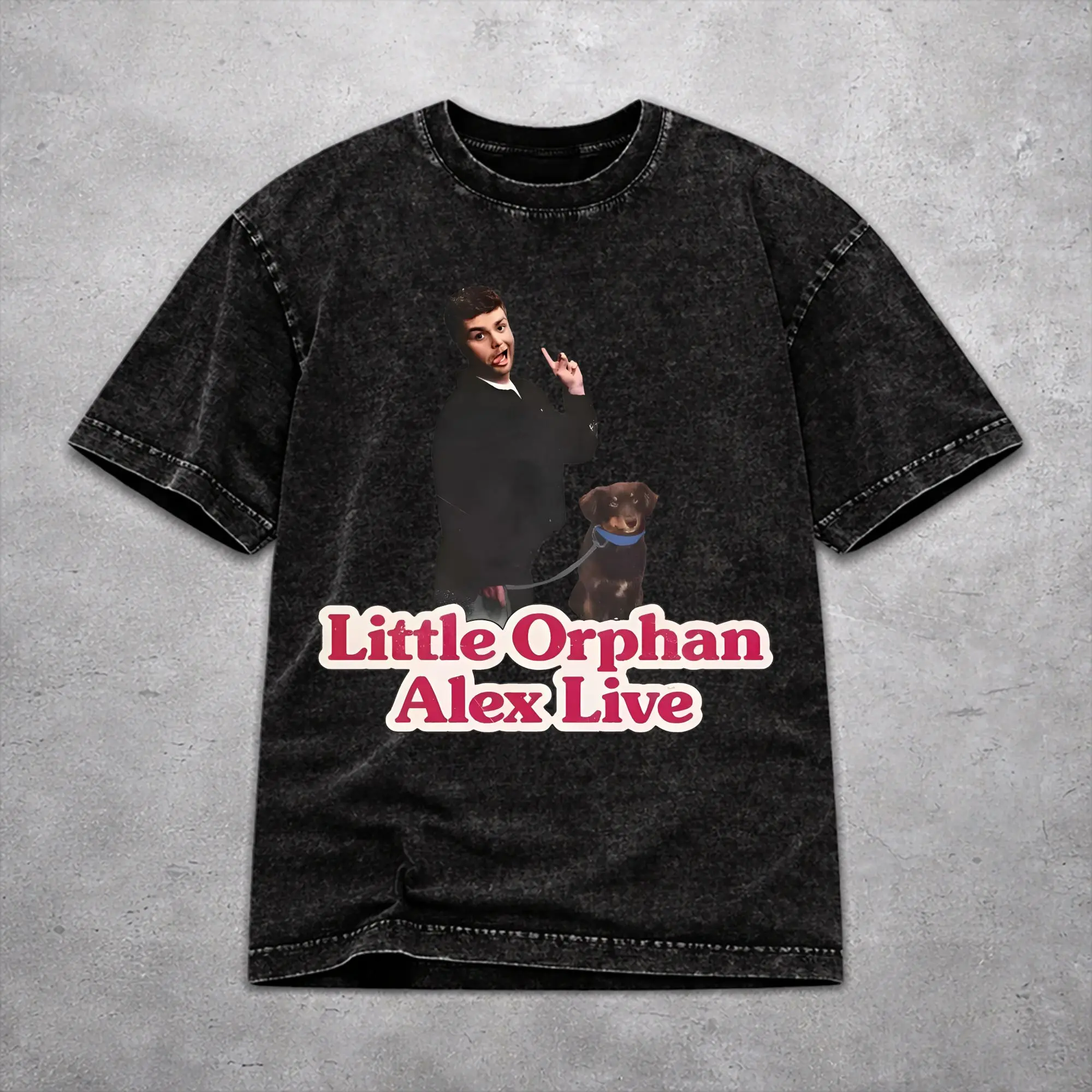 Men Women Alex Warren Little Orphan Live Tour 2026 T Shirt Printed Washed Vintage  Fashion T-Shirts