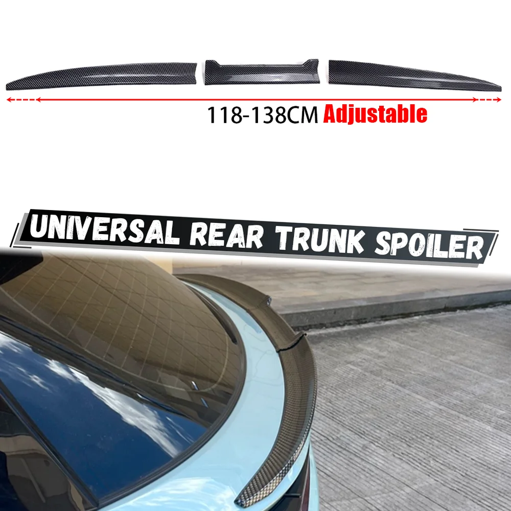 Car Universal Roof Spoiler Tail Spoiler Trunk Wing For Tesla Model 3 Y For BMW E92 E60 E90 G20 F30 For Audi A3 A4 For W204 W211