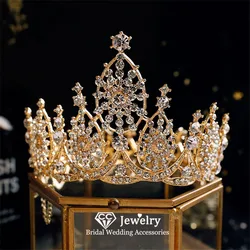CC Vintage Crowns Women Hair Accessories Wedding Hairbands Engagement Jewelry Bridal Dress Mini Crown Luxury Diadems Gift HG1269