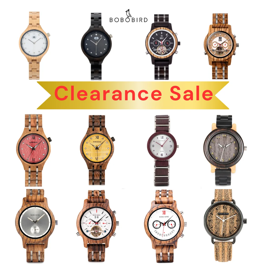 

BOBO BIRD x KINGNOW Women’s Wooden Watch Clearance Sale – Natural Wood Quartz & Automatic Wristwatch, Elegant Gift for Her