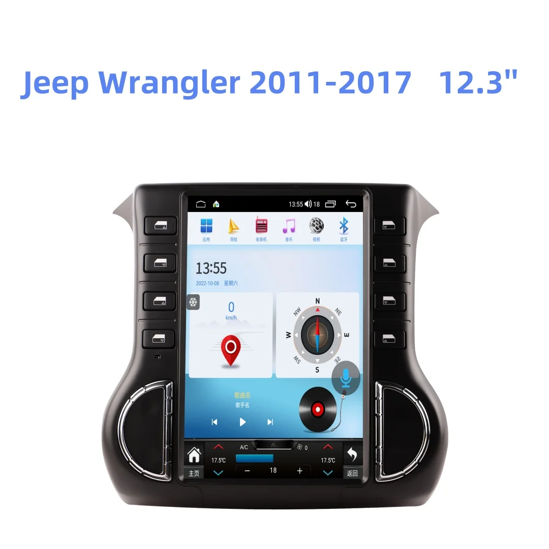 

Android 13 For Jeep Wrangler 3 JK 2011-2017 IPS Screen Car Radio Multimedia Player Stereo GPS Navigation Head Unit Carplay