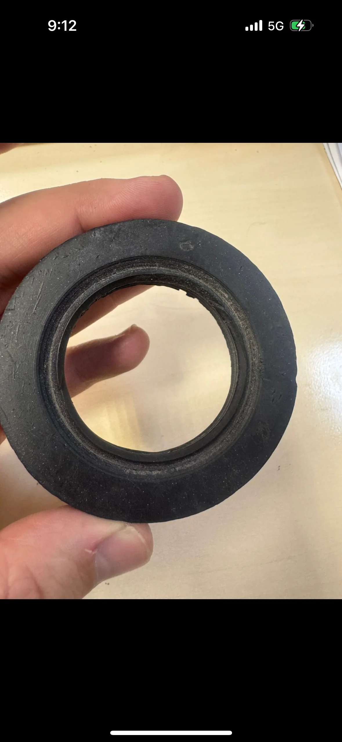 Sealing rubber ring for powder coating spray workshop