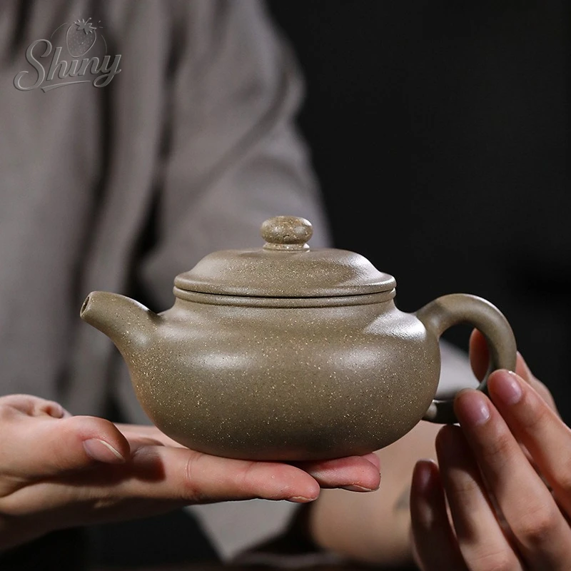 

Handmade Original Mine Bean Green Sand Purple Sand Pot Antique Teapot 200ml Gift