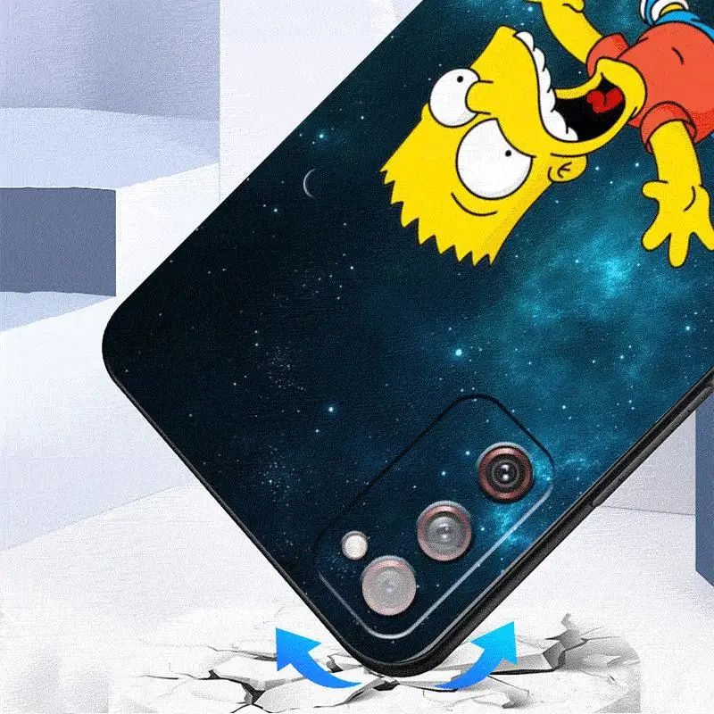 Cartoon The Simpson Case For Samsung Galaxy S24 S23 S22 Ultra S20 FE S21 S10  Note 20 10 Plus Phone Cover