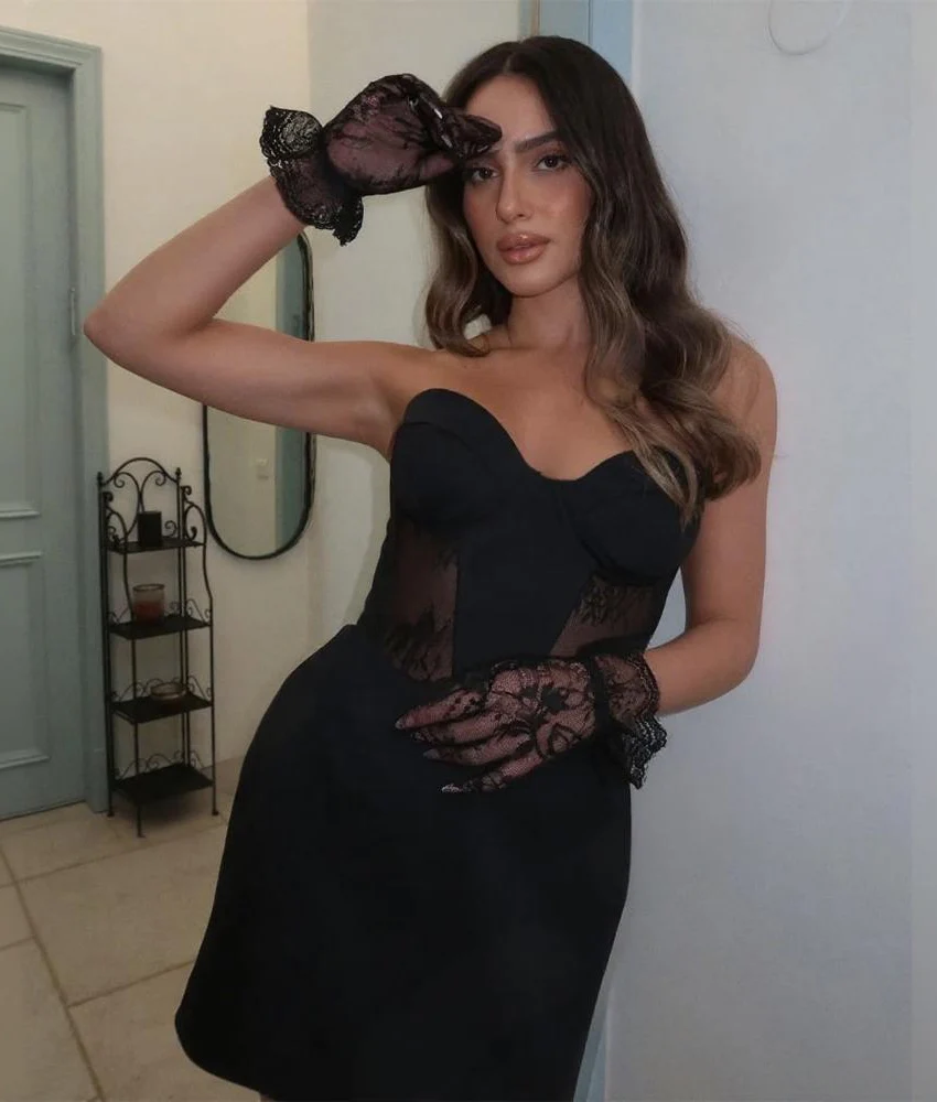 사용자 정의 섹시한 저지 스트레이트 레이스 이브닝 드레스 고품질 민소매 연인 맞춤형 행사 가운 사용자 정의 크기