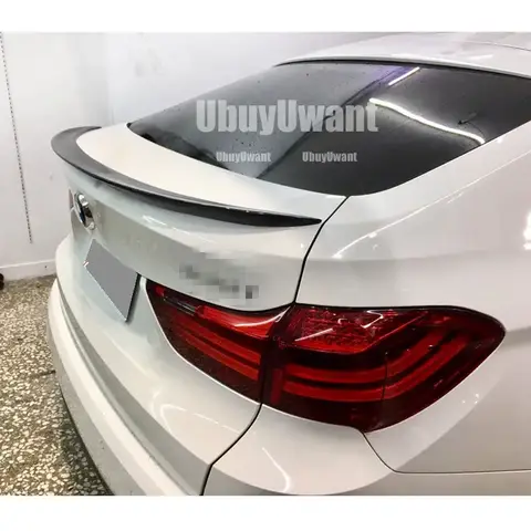 BMW 5 시리즈 GT 그란 투리스모 F07 스포일러 탄소 섬유 535i 550i 520d 530d 535d 2009-2017 P 스타일 리어 윙 스포일러